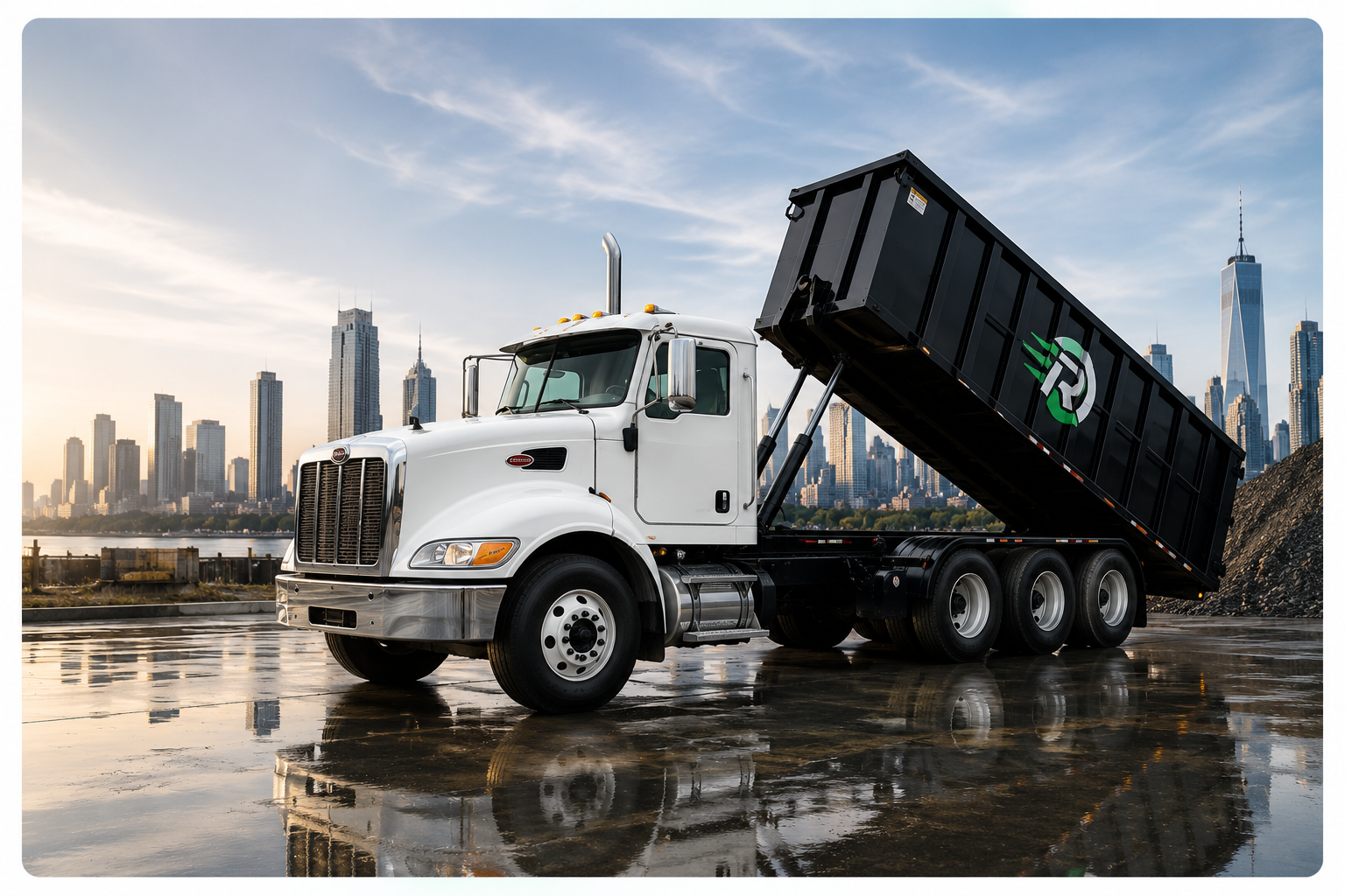 RollOffer software with roll-off truck